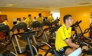 Atletas do Gr&ecirc;mio treinam em hotel paulista