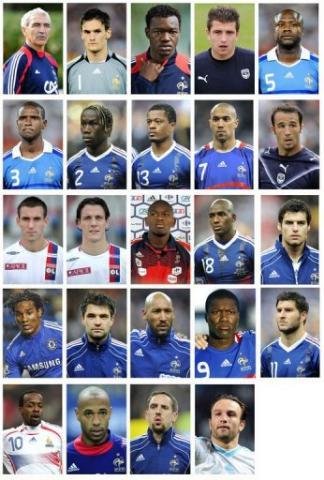 Fran&ccedil;a define jogadores que v&atilde;o &agrave; Copa do Mundo