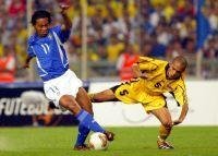 Ronaldinho atuou contra a Mal&aacute;sia em 2002