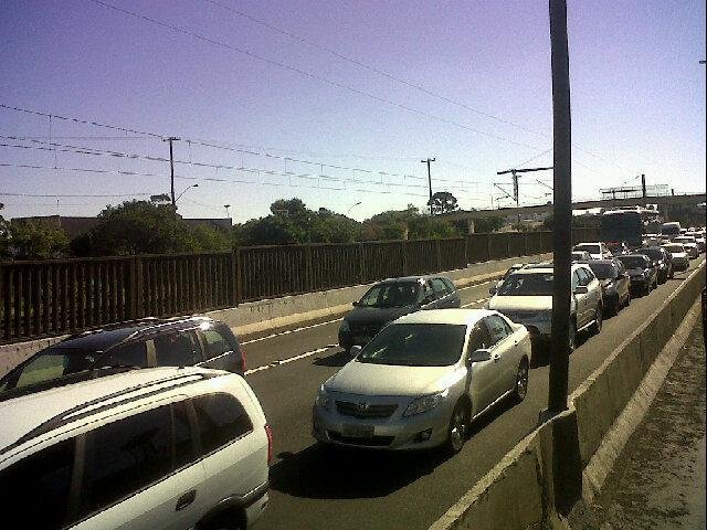BR-116 registra seis quil&ocirc;metros de congestionamento