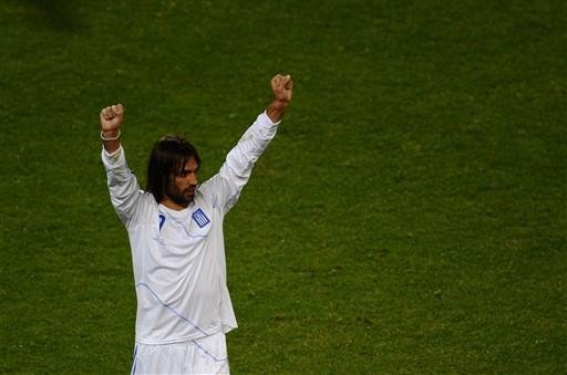 Giorgios Samaras aliviado ap&oacute;s o fim da partida