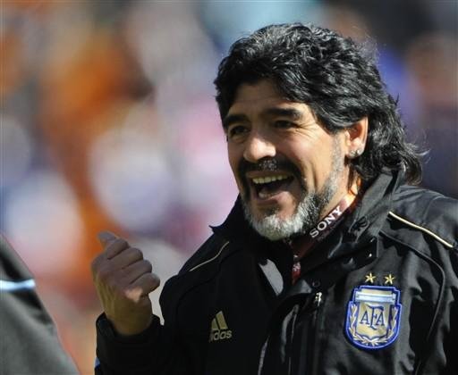 Argentina foi implac&aacute;vel, afirma Maradona
