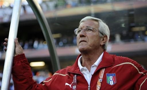 Marcelo Lippi lamentou a falta de sorte da It&aacute;lia diante da Nova Zel&acirc;ndia