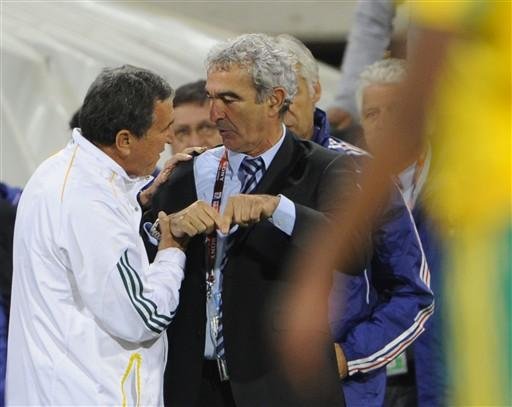 Parreira e Domenech discutem ap&oacute;s jogo na Copa