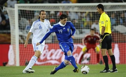 Argentina enfrenta a Gr&eacute;cia pelo Grupo B