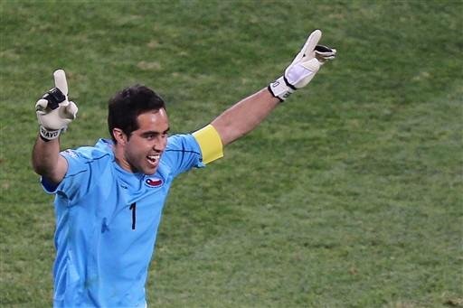 Terremoto motiva sele&ccedil;&atilde;o chilena na Copa do Mundo, diz Claudio Bravo