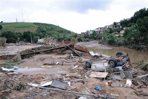 Estado de Alagoas tamb&eacute;m foi bastante atingido pelas chuvas