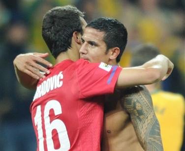 Austr&aacute;lia e S&eacute;rvia est&atilde;o fora da Copa do Mundo