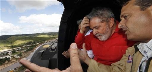 Presidente Lula visita as &aacute;reas atingidas pela enchete no Nordeste