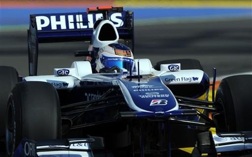 Rubens Barrichello v&ecirc; melhorias em sua Williams