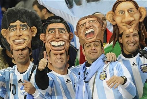 Argentina faz 3 a 1 no M&eacute;xico e enfrenta a Alemanha nas quartas