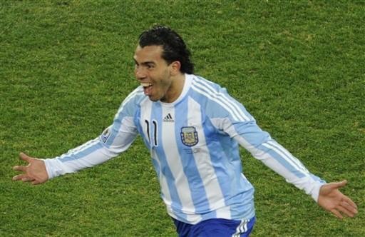 Tevez admitiu que tinha mais medo do M&eacute;xico do que da Alemanha