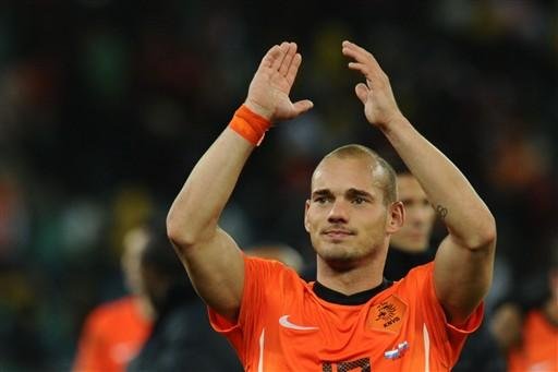 Sneijder descarta problemas de relacionamento na Holanda