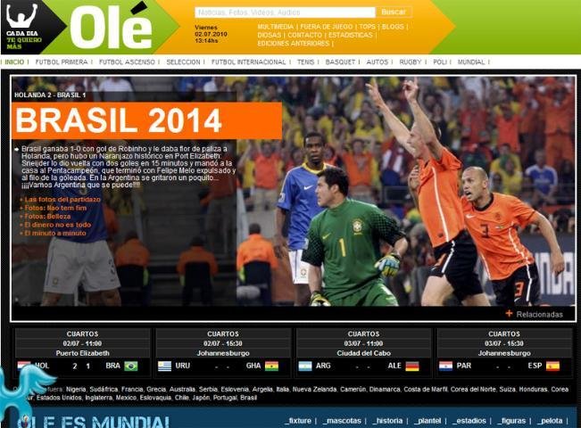 Imprensa internacional repercurtiu derrota do Brasil na Copa