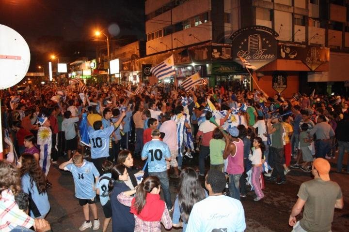 Uruguaios comemoram em Rivera