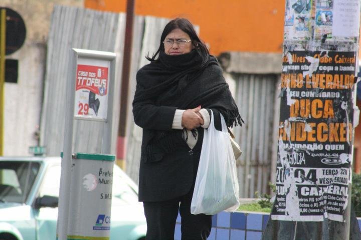 	 Ap&oacute;s chuva, temperatura despenca no Estado