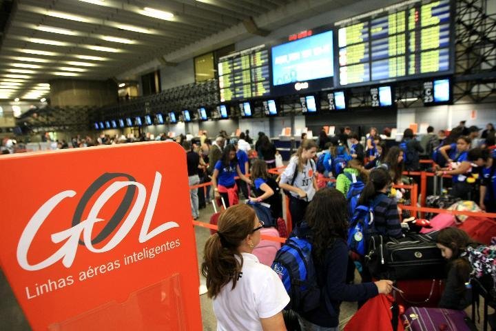 Atrasos e cancelamentos da Gol atingiram aeroportos de todo o pa&iacute;s