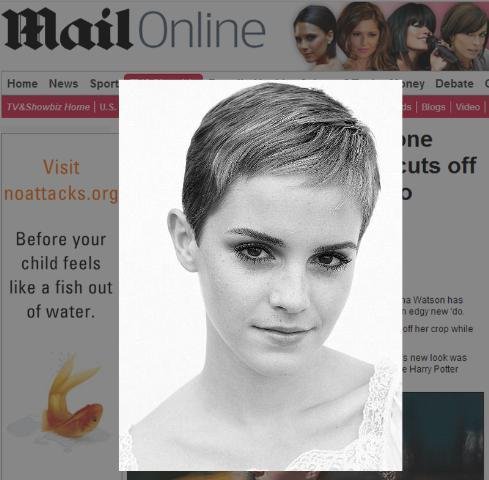 Emma Watson corta os cabelos e d&aacute; adeus a Hermione