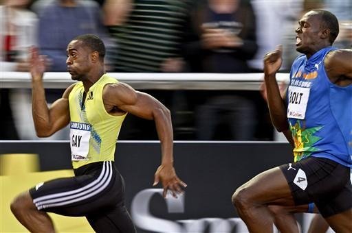 Tyson Gay desbanca Bolt em prova dos 100 metros