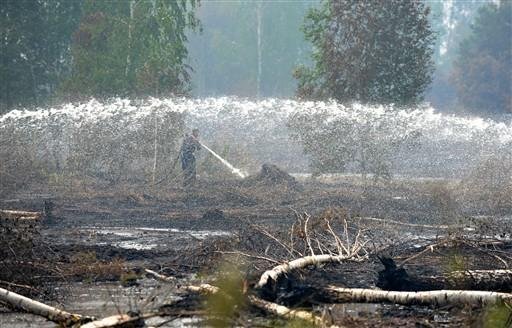 Avi&otilde;es dos Estados Unidos chegam a Moscou para combater inc&ecirc;ndios