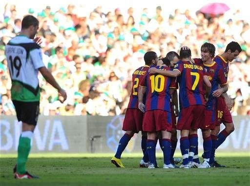 Barcelona inicia Campeonato Espanhol com vit&oacute;ria f&aacute;cil