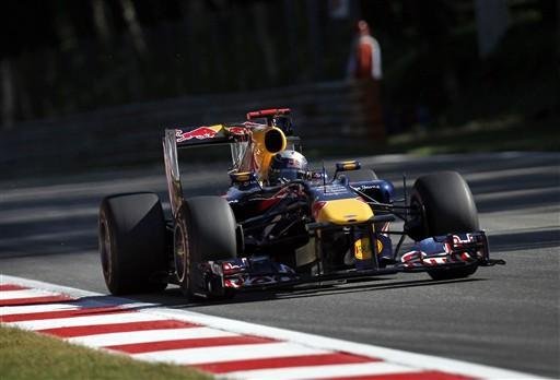Vettel &eacute; o mais r&aacute;pido no segundo treino livre na It&aacute;lia