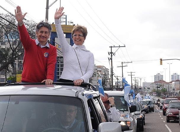 Yeda fez carreata pelas ruas da Capital