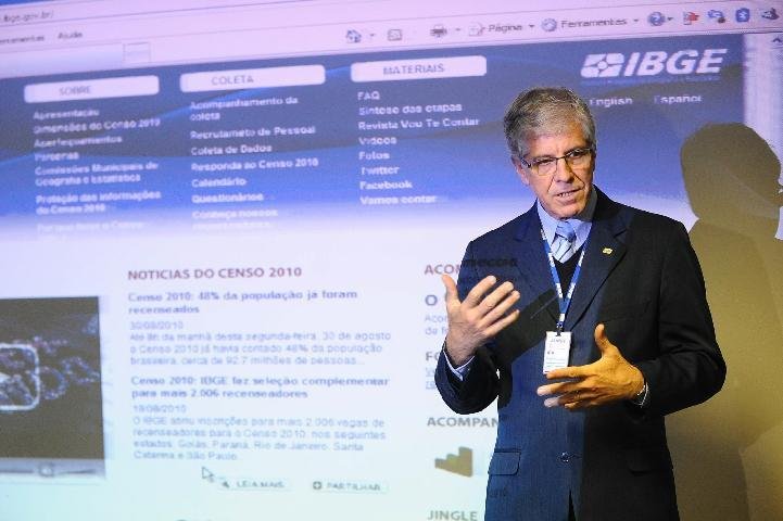 Dados parciais do IBGE foram apresentados nesta segunda-feira