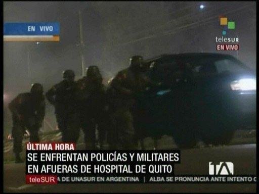 Presidente do Equador escapa de hospital em meio a tiroteio