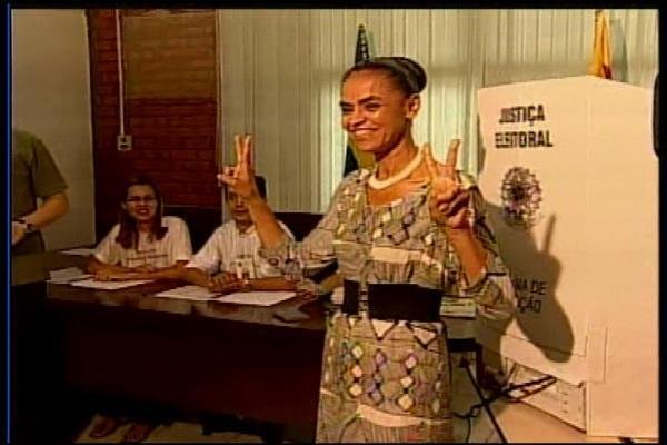 Marina vota na sede do Incra em Rio Branco