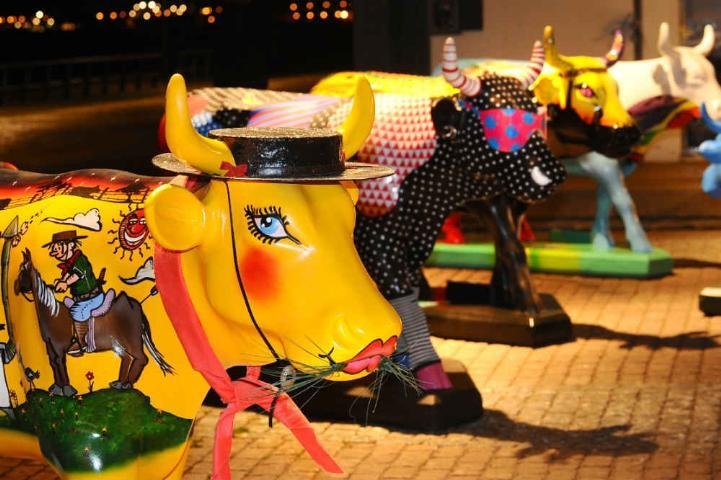 CowParade invade as ruas da Capital nesta sexta-feira