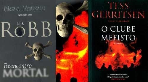 As autoras Tess Geritsen e Nora Roberts (escrevendo como J. D. Robb) est&atilde;o nas livrarias com seus novos t&iacute;tulos, O Clube Mefisto e Reencontro Mortal