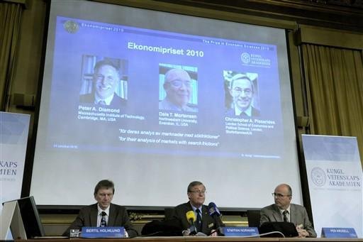 An&aacute;lise sobre desemprego leva Nobel de Economia