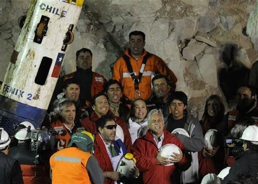 Opera&ccedil;&atilde;o de resgate termina com sucesso no Chile