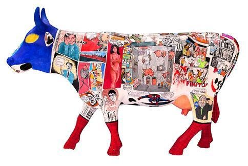 Expositor da CowParade &eacute; preso por suspeita de pedofilia 
