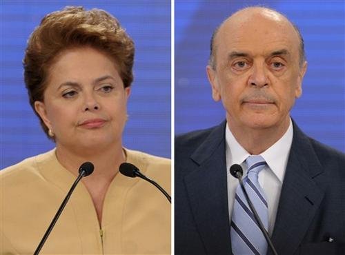 Dilma e Serra fazem debate tenso sobre esc&acirc;ndalos e privatiza&ccedil;&otilde;es