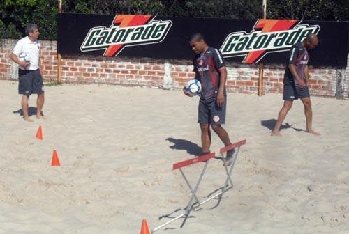 Rodrigo trabalha pela primeira vez no Inter 