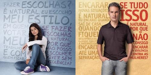 Cartazes promovem reflex&atilde;o e respeito
