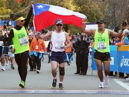 Mineiro chileno Edison Pe&ntilde;a completou Maratona de Nova Iorque