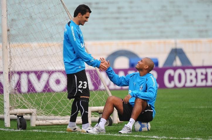 Gabriel treina normalmente e pode atuar contra o Atl&eacute;tico-PR