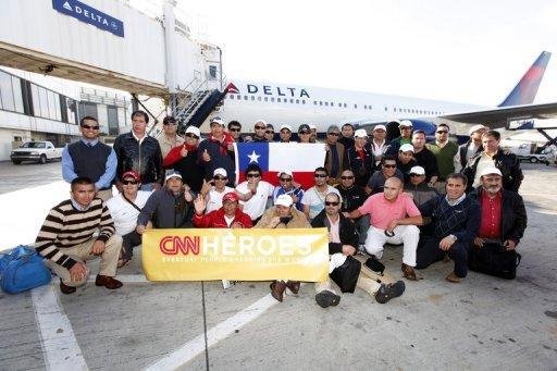 Mineiros chilenos ser&atilde;o homenageados pela CNN