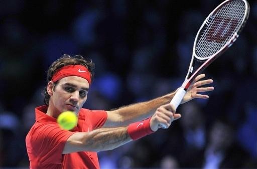 O su&iacute;&ccedil;o Roger Federer venceu o espanhol David Ferrer