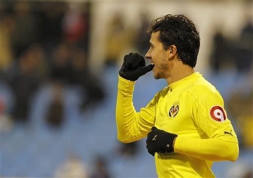 Nilmar marcou na goleada do Villareal sobre o Zaragoza