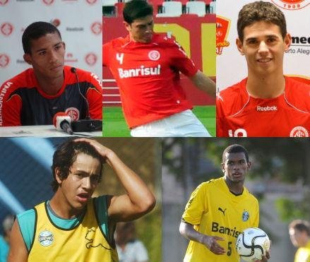 Cinco jogadores da dupla Gre-Nal s&atilde;o convocados para a Sele&ccedil;&atilde;o Sub-20