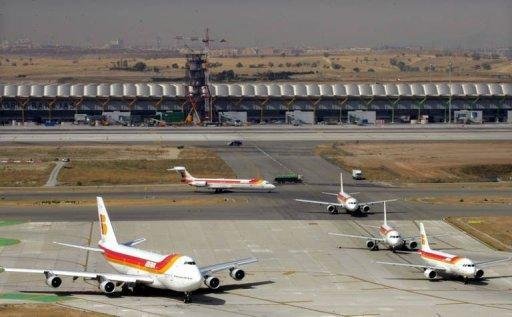 Espa&ccedil;o a&eacute;reo espanhol est&aacute; fechado