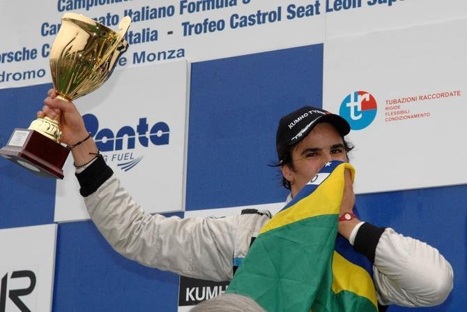 C&eacute;sar conquistou o t&iacute;tulo da F-3 italiana em Monza