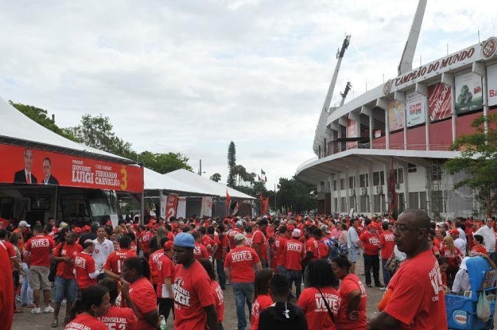 Elei&ccedil;&otilde;es coloradas movimentaram o Beira-Rio neste s&aacute;bado
