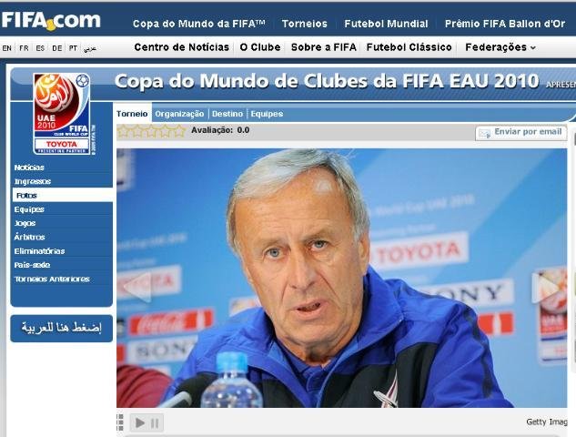 T&eacute;cnico do Al Wahda espera por uma estreia dif&iacute;cil no Mundial de Clubes 