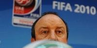 Benitez evitou falar sobre o Internacional e disse que respeita o clube de Porto Alegre