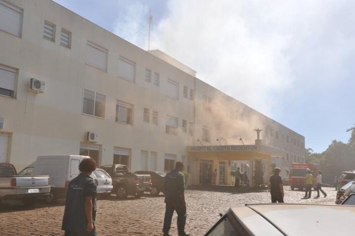 Fogo em hospital de Marau aconteceu em ala desativada
